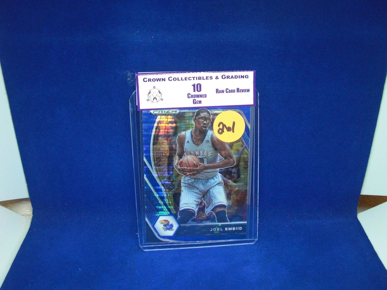cc&g raw review graded mint 10 joel embiid blue (1 of 1)