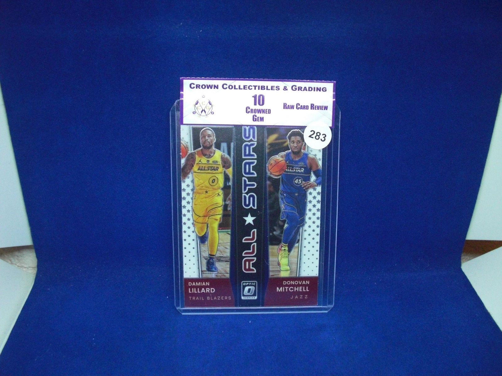 cc&g raw review graded mint 10 damian lillard donovan mitchell (1 of 1)