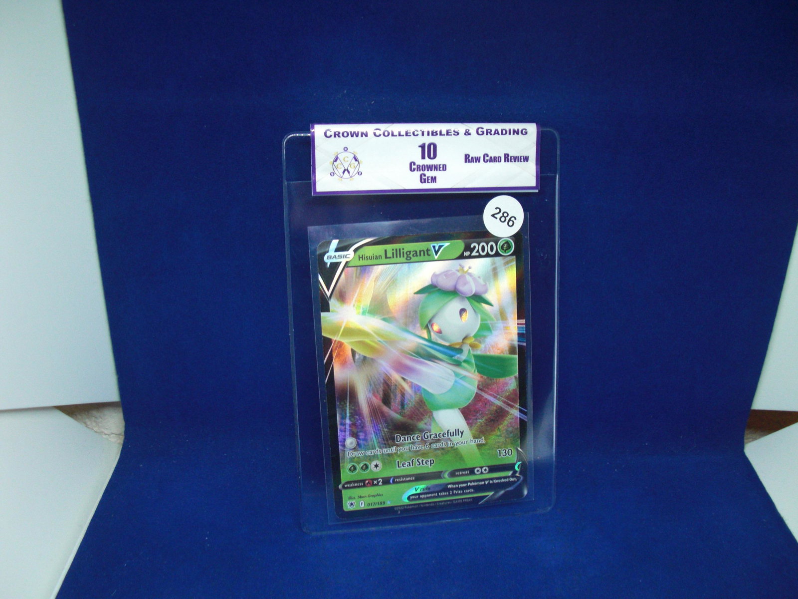 cc&g raw review graded mint 10 hisuian lilligant v (1 of 1)