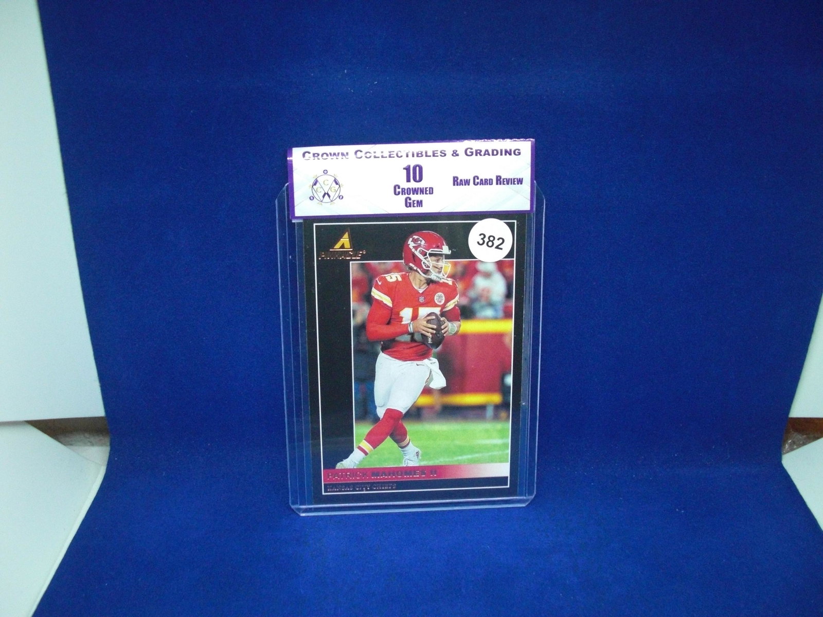 cc&g raw review graded mint 10 patrick mahomes: raw review graded