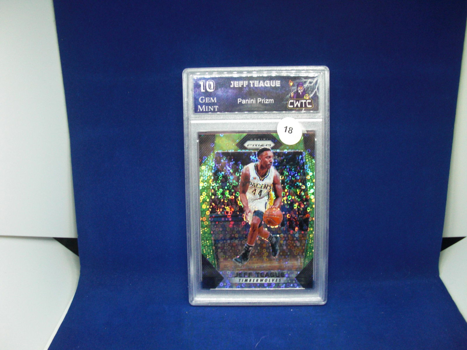 cwtc graded jeff teague mint 10 #2/5 green (1 of 1)