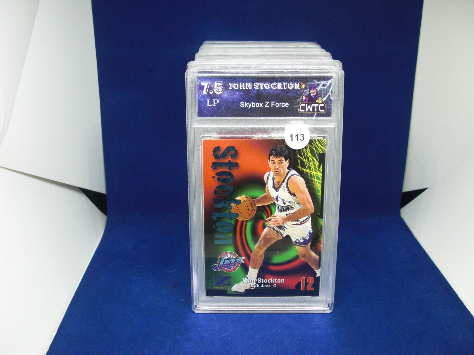 cwtc graded mint 7.5 john stockton (1 of 1)