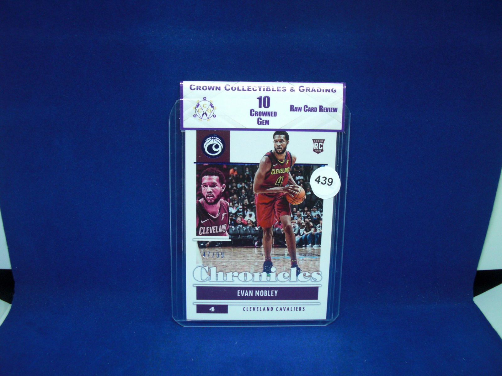 cc&g raw review 10 evan mobley rookie #47/99 (1 of 1)