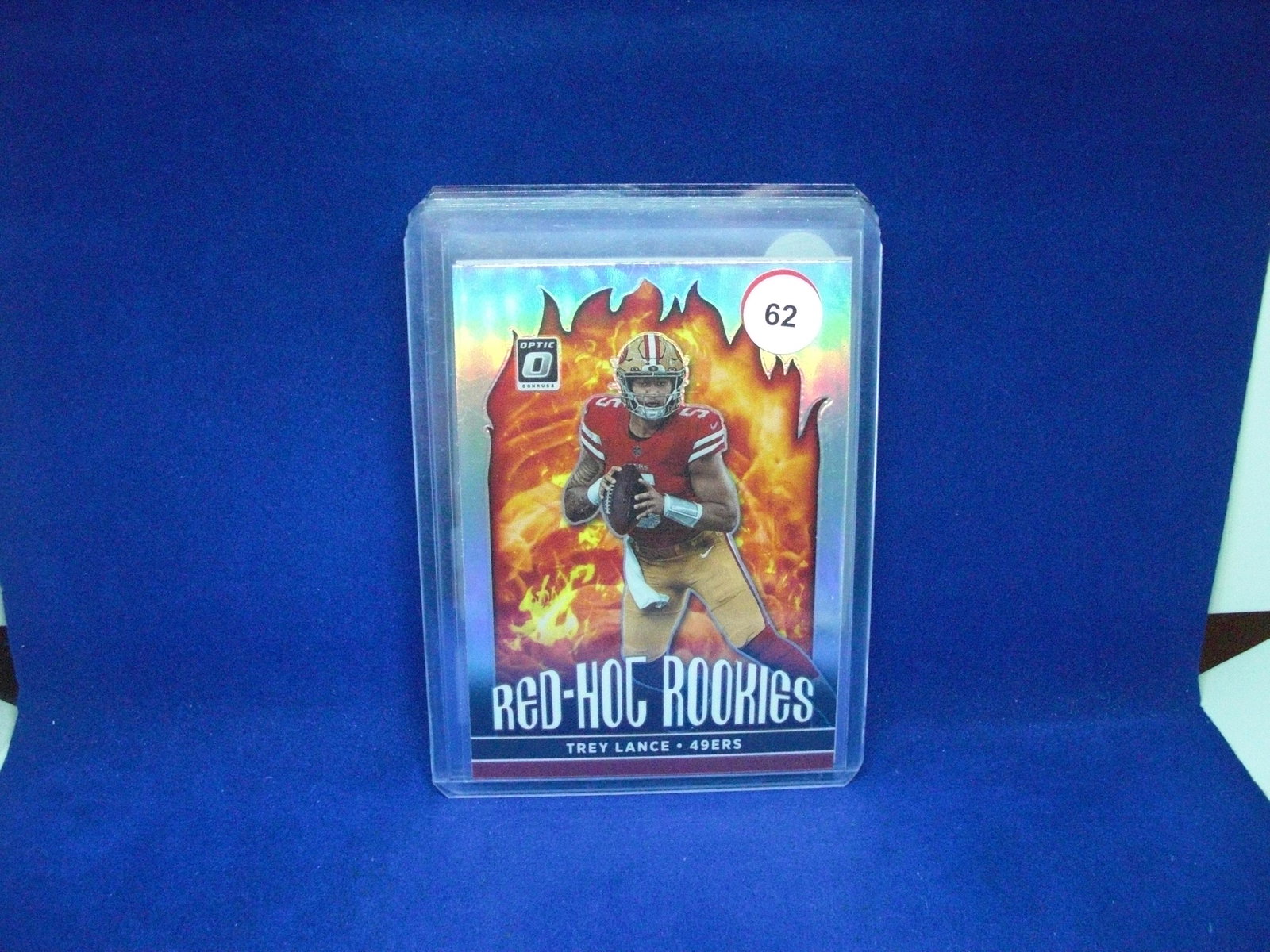 trey lance red hot rookies: in top loader