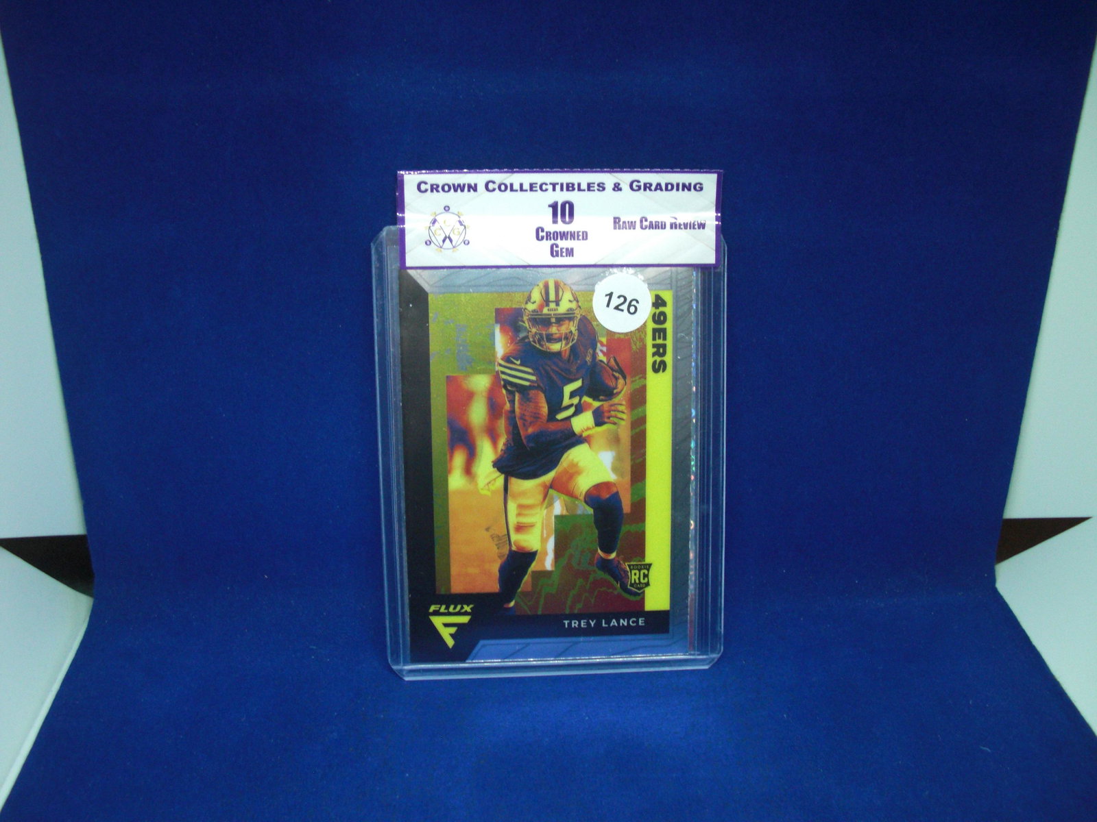 cc&g raw review graded trey lance rookie: raw review graded