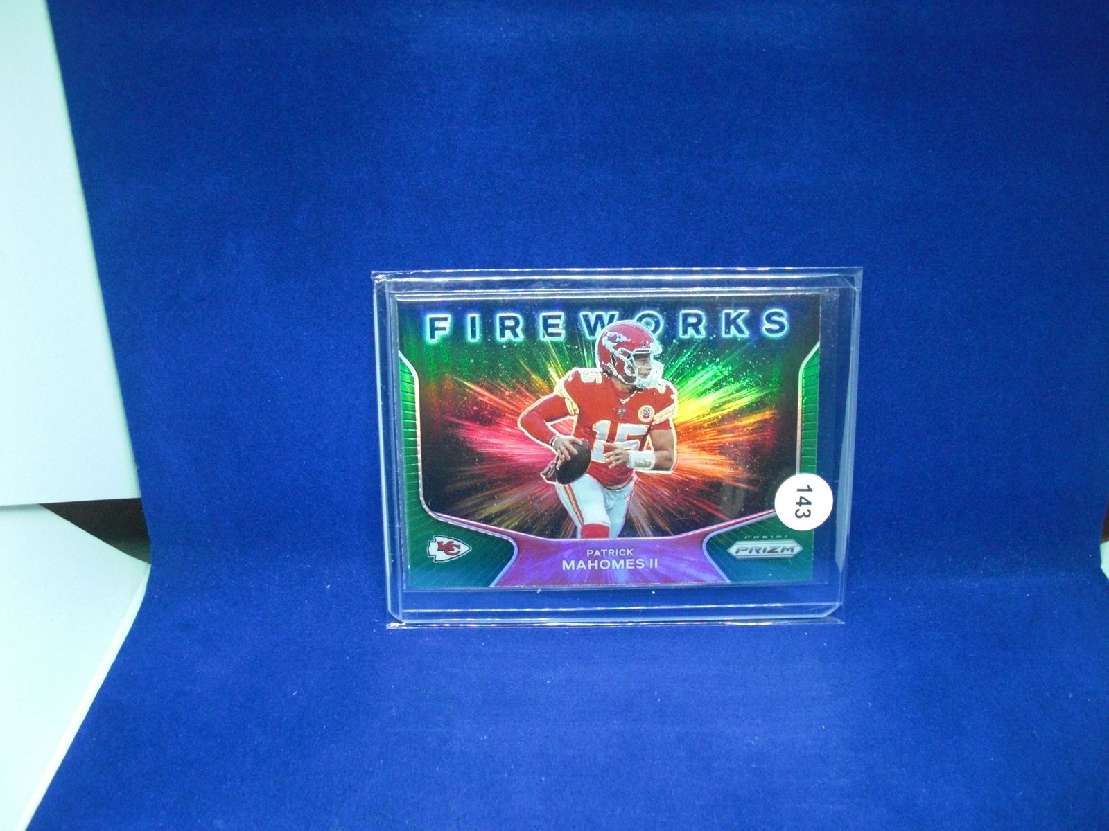 patrick mahomes fireworks: in top loader