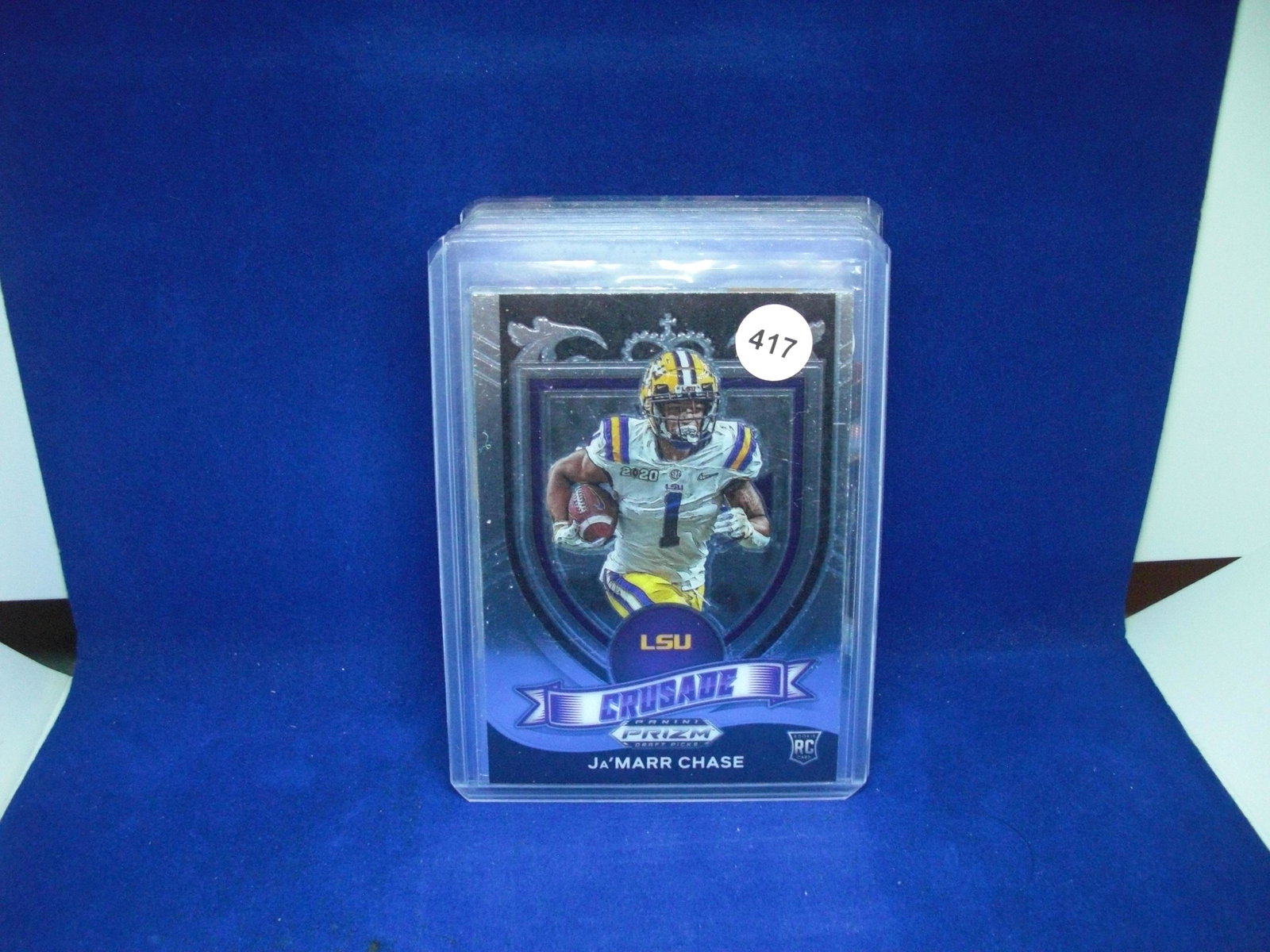 ja'marr chase rookie: in top loader