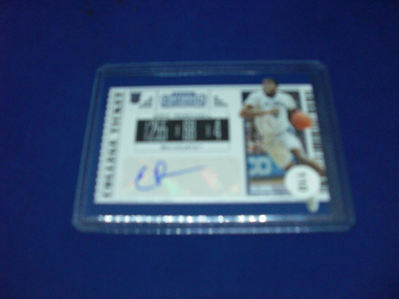 eric paschall auto rookie: in top loader