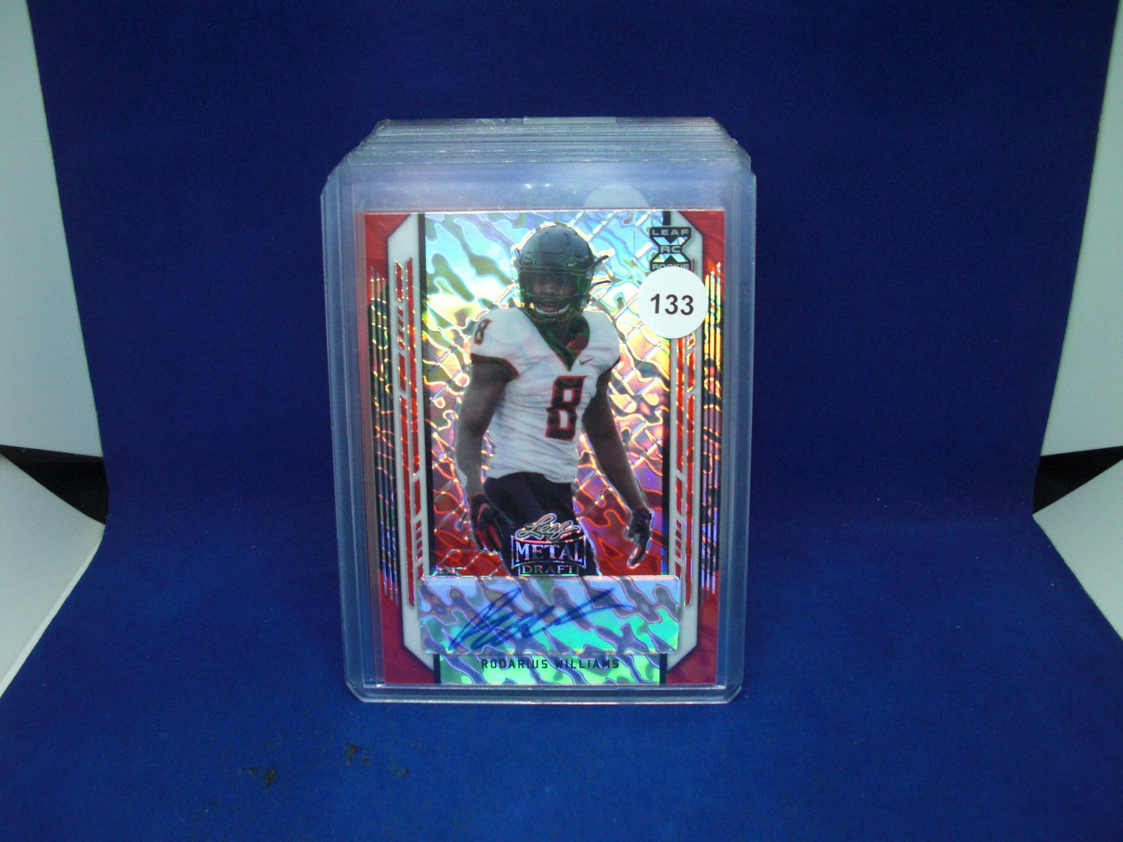 rodarius williams rookie metal red auto #5/5 (1 of 1)