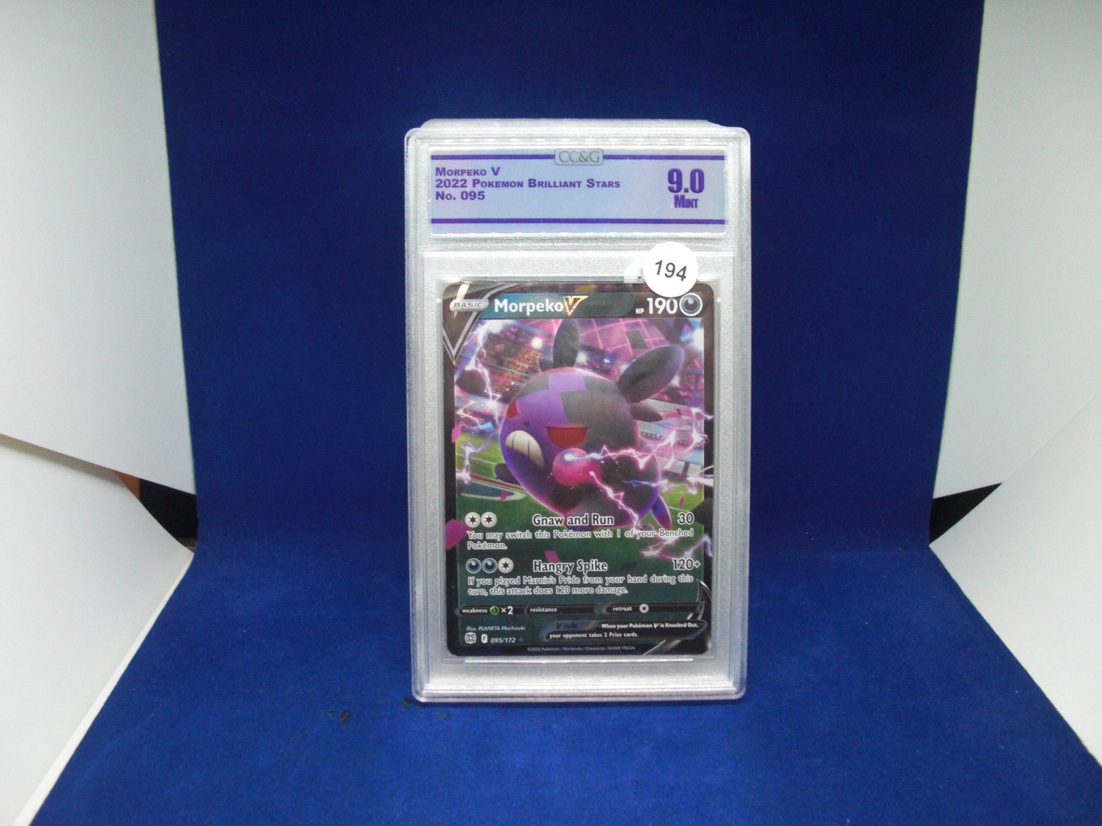 cc&g graded mopeko mint 9: graded card