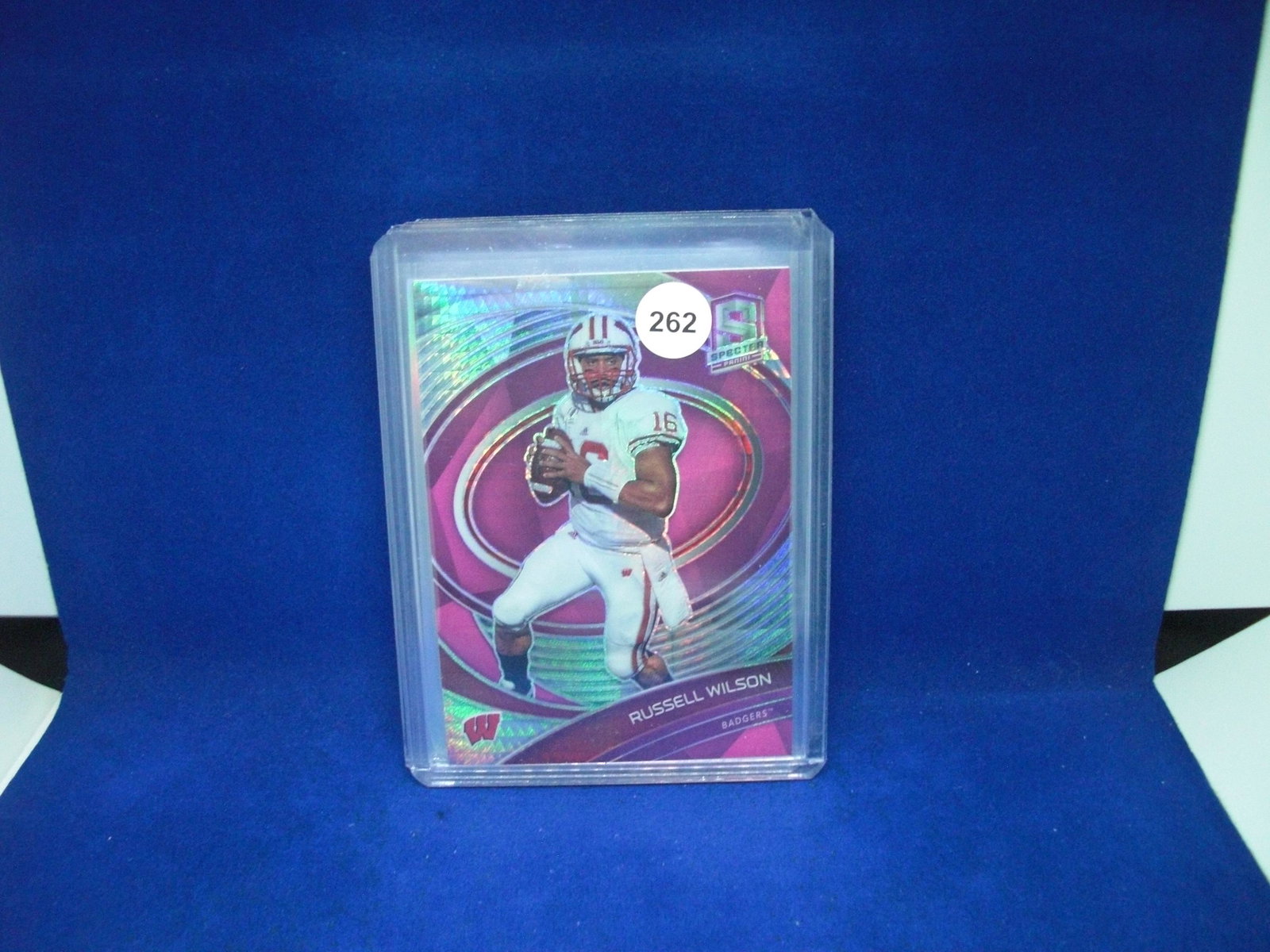 russell wilson spectra #21/75: in top loader