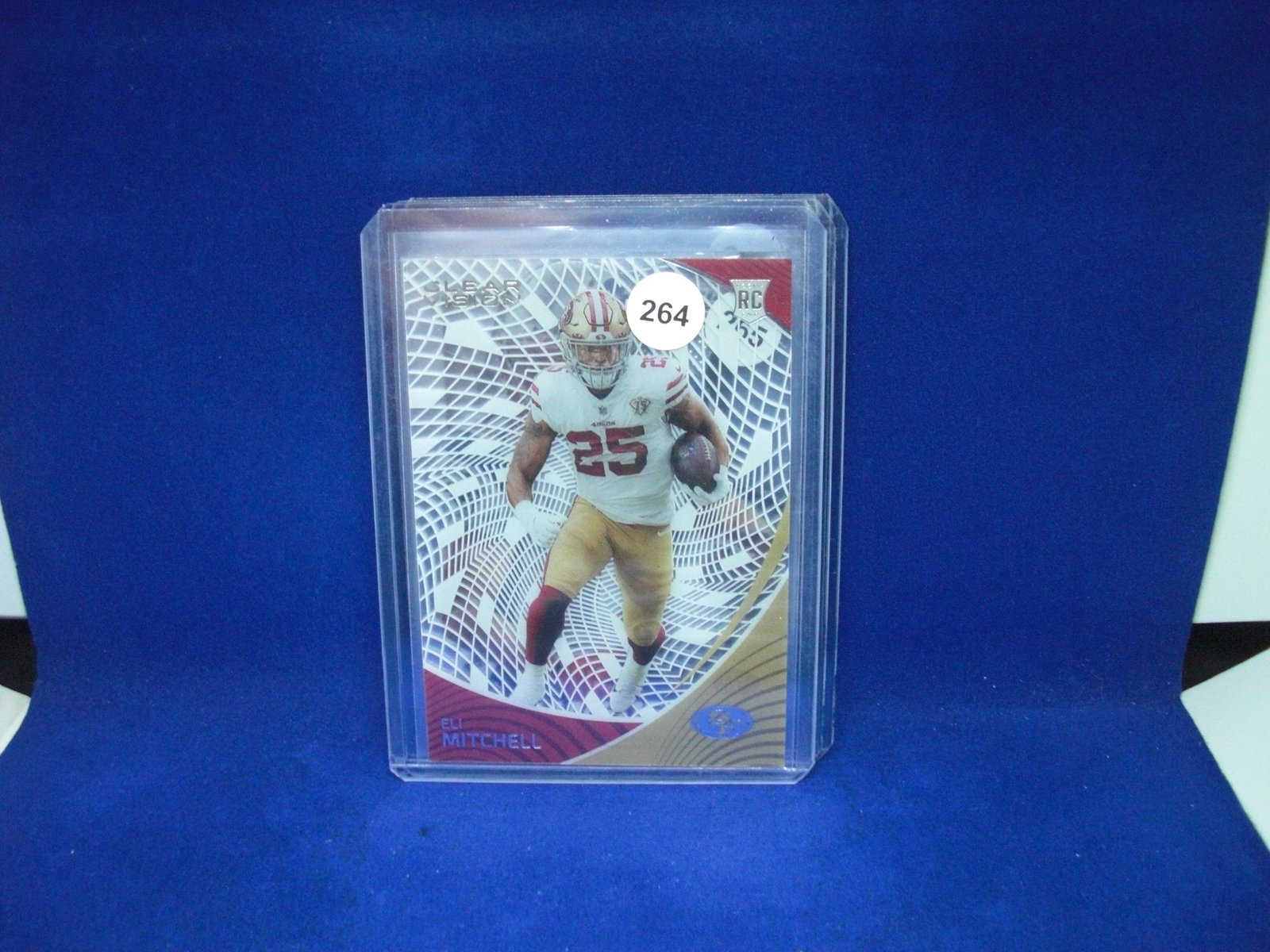 eli mitchell rookie clear: in top loader