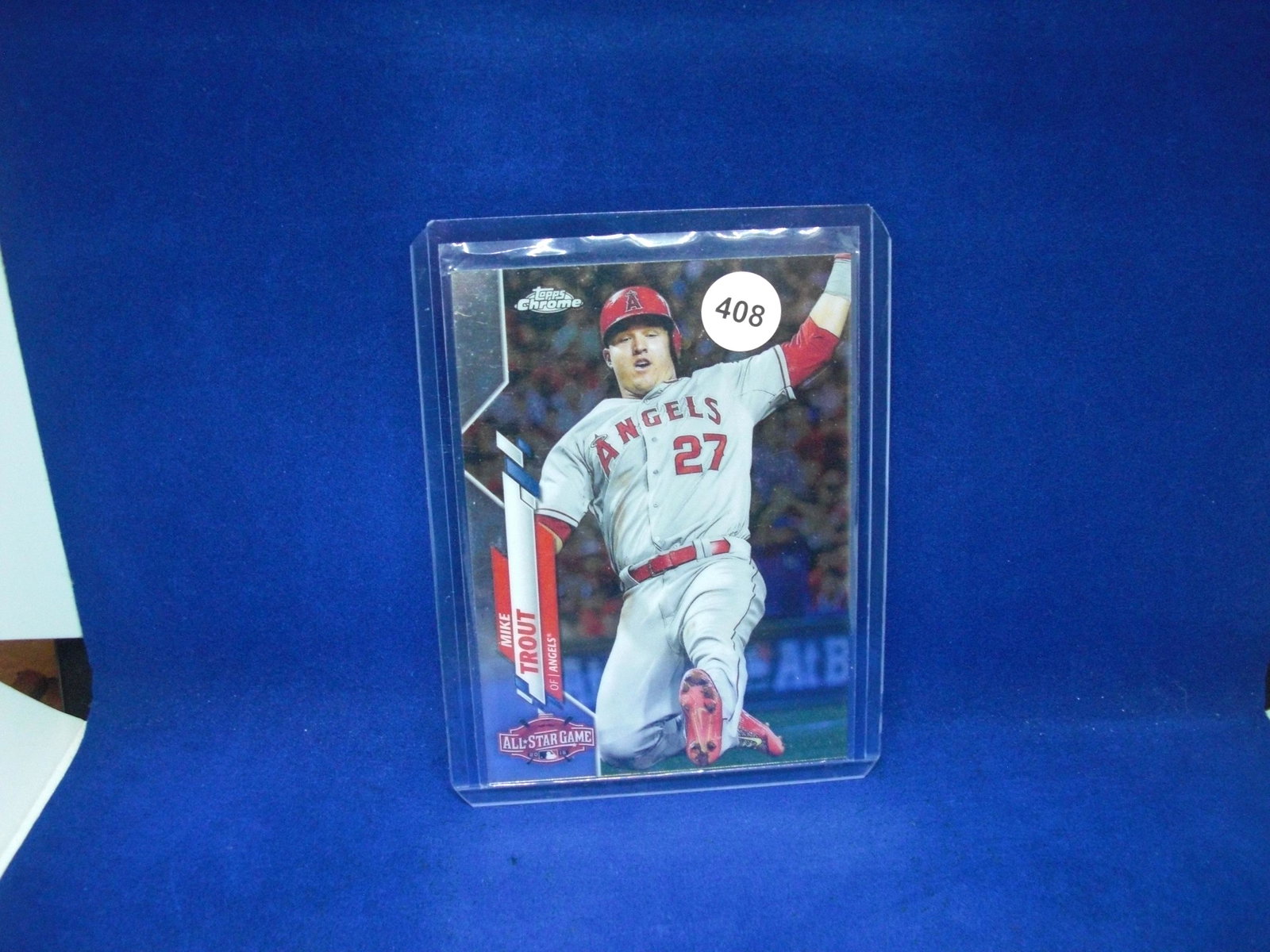 mike trout: in top loader