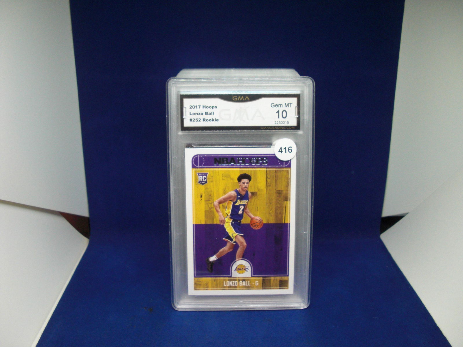 gma graded 2017 lonzo ball rookie mint 10 (1 of 1)