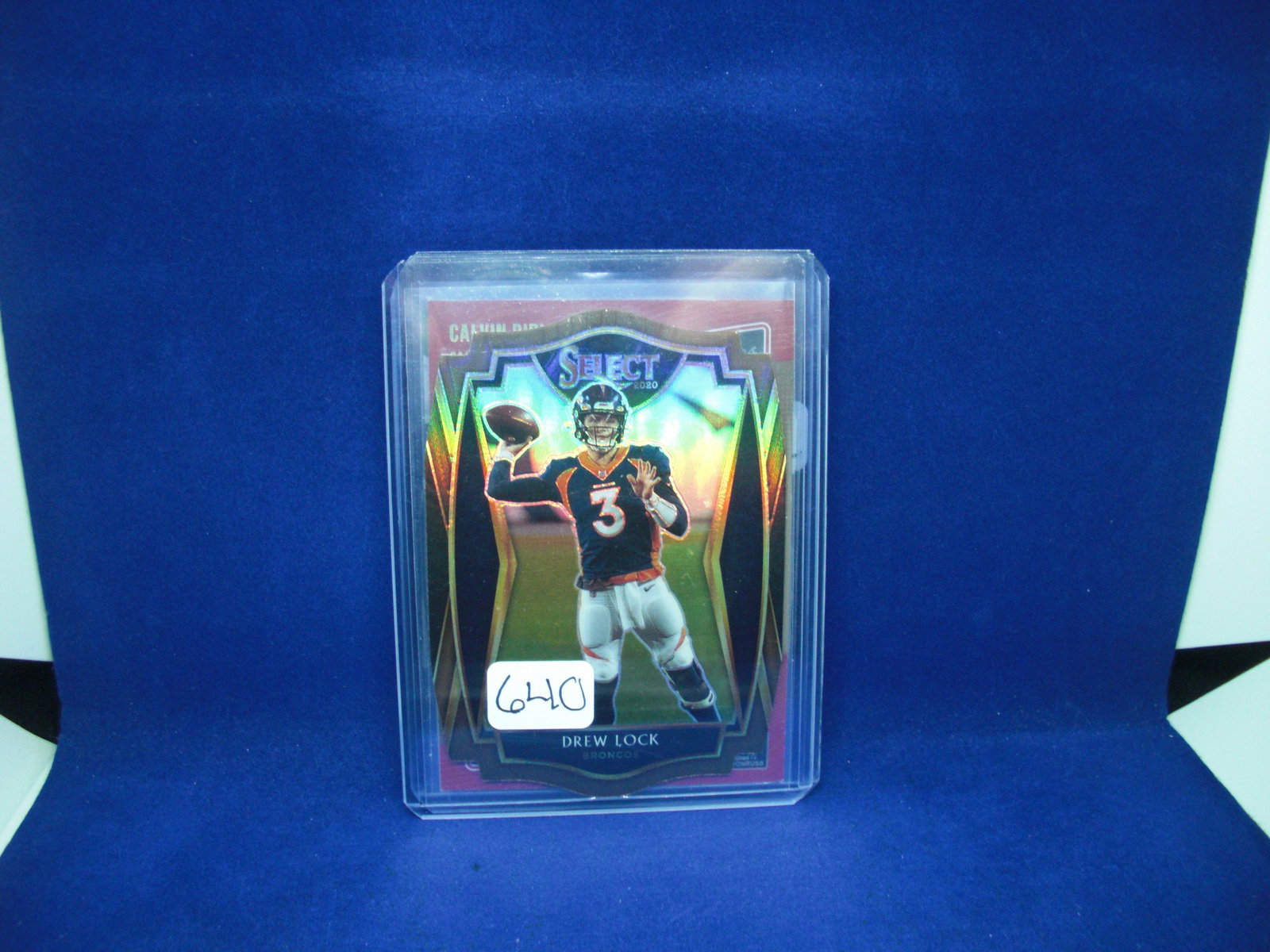 Drew Lock Gold Die-Cut Prizm 22/355 (1 of 1)
