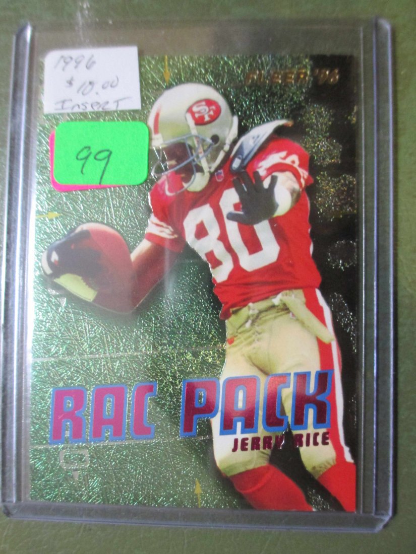 JERRY RICE LIMITED EDITION INSERT CARS: SF 49ER GREAT JERRY RICE
