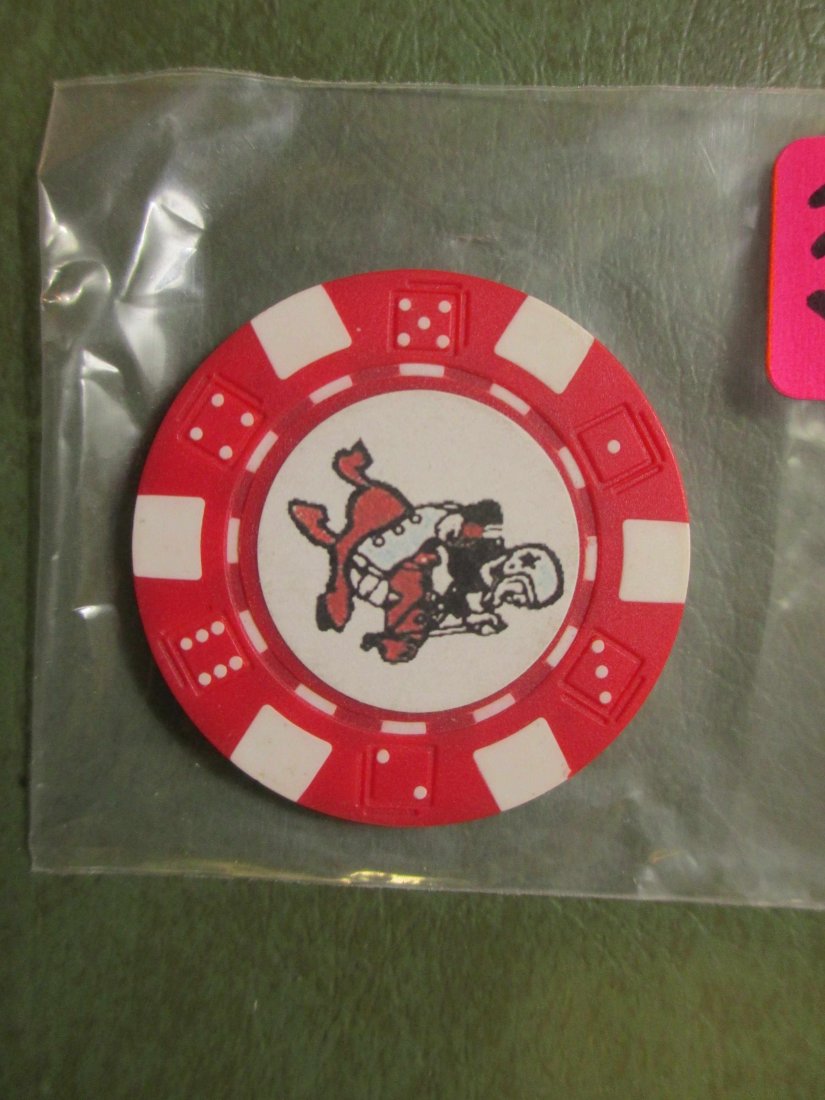 VINTAGE DALLAS COWBOYS POKER CHIP: VINTAGE COWBOYS EMBLEM