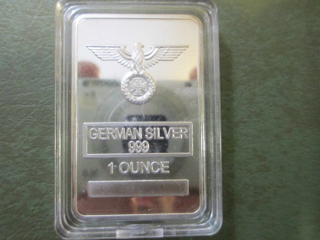 GERMAN SILVER CLAD ART BAR (1 of 1)