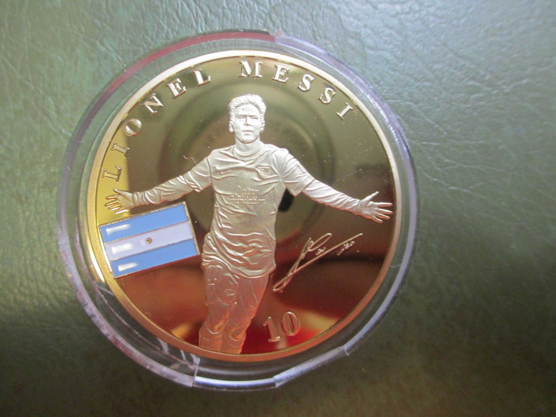 Soccer Commerative Messi: Lionel Messi FC Barcelona Collector Token