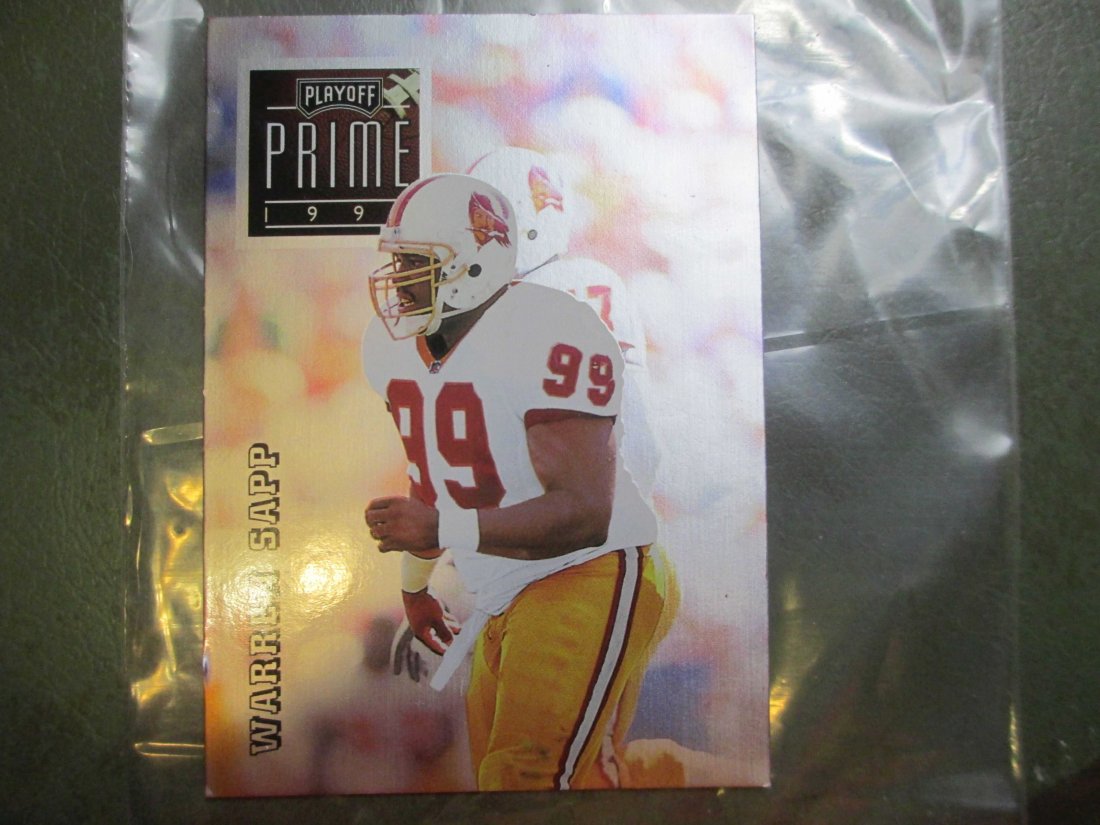 Warren Sapp HOF Rokie Card: 1996 Playoff
