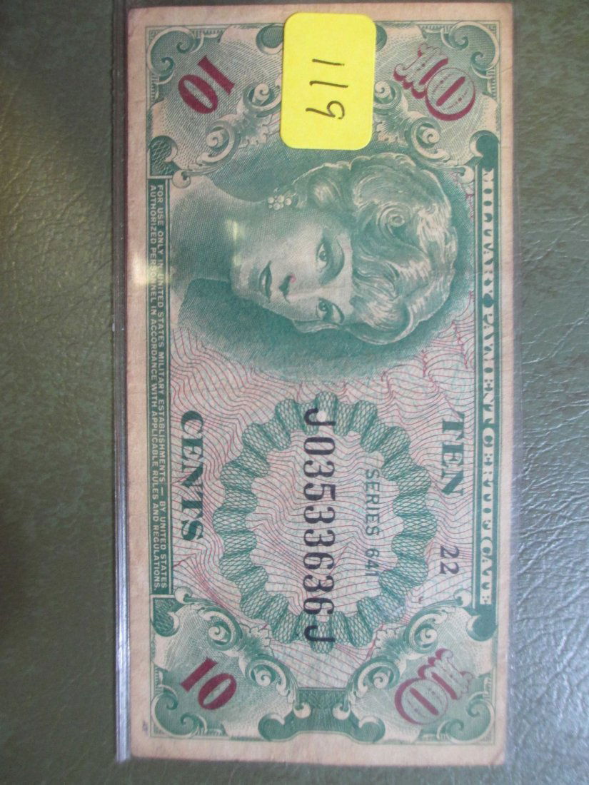 Vintage Military Payment Certificate (1 of 1)