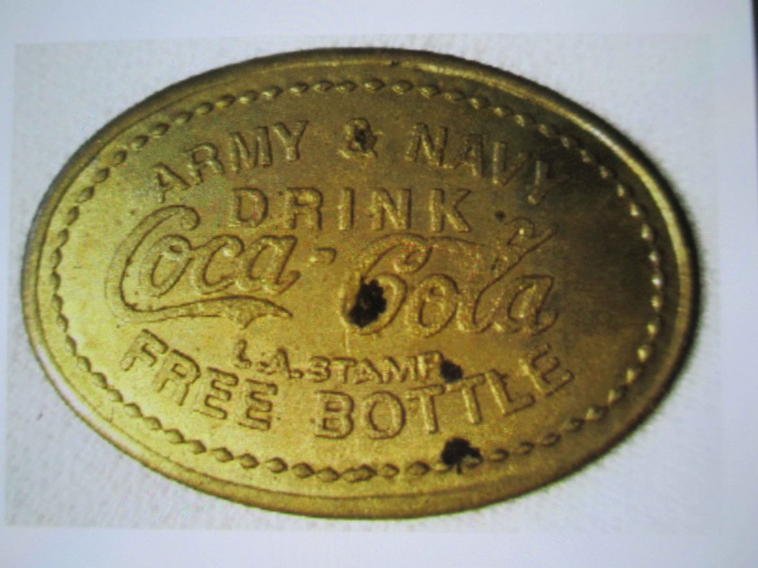 ARMY NAVY COCA COLA COKE TAG (1 of 1)