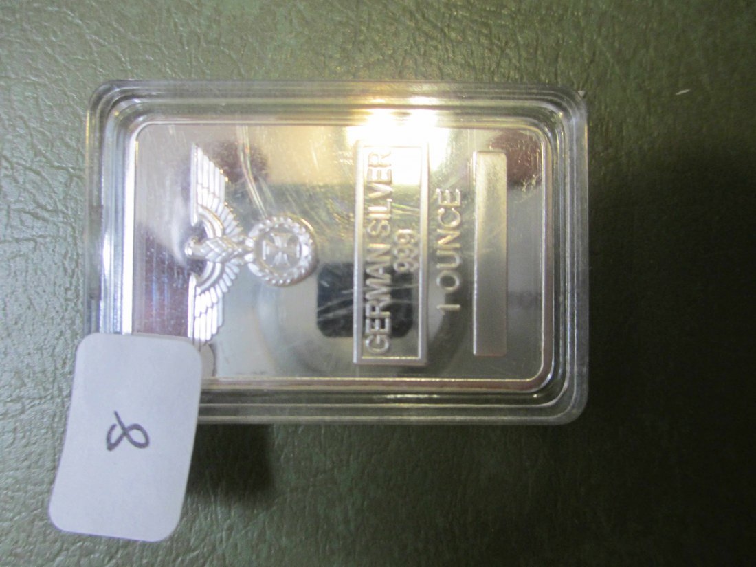 GERMAN SILVER "CLAD" ART BAR (1 of 1)