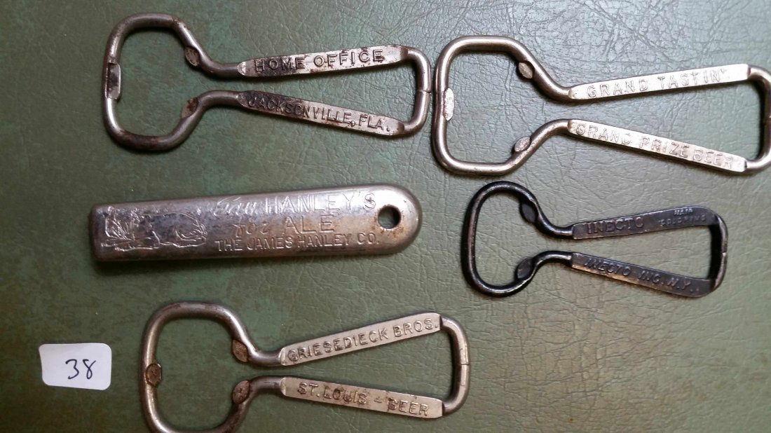 LOT OF 5 VINTAGE BOTTLE OPENERS (1 of 1)