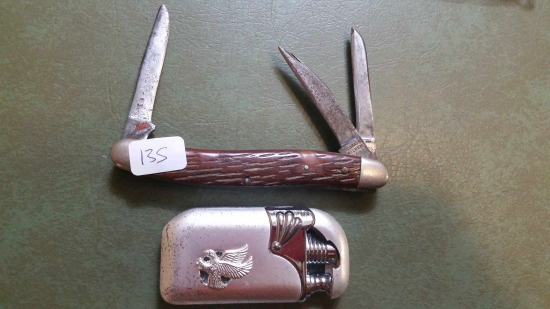 OLDER SCHRADE WALDEN 3 BLADE KNIFE (1 of 1)