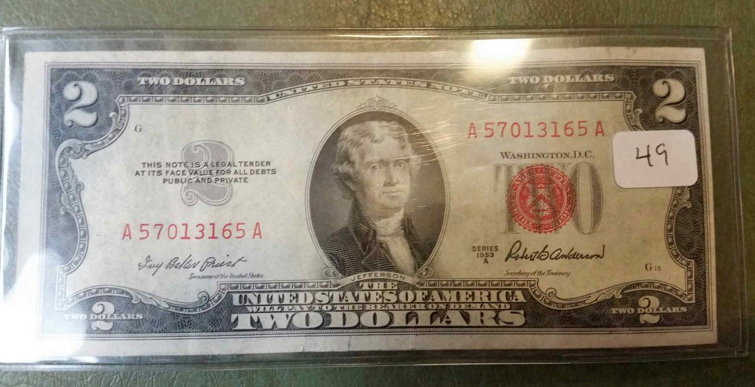 1953 A $2 RED SEAL (1 of 1)