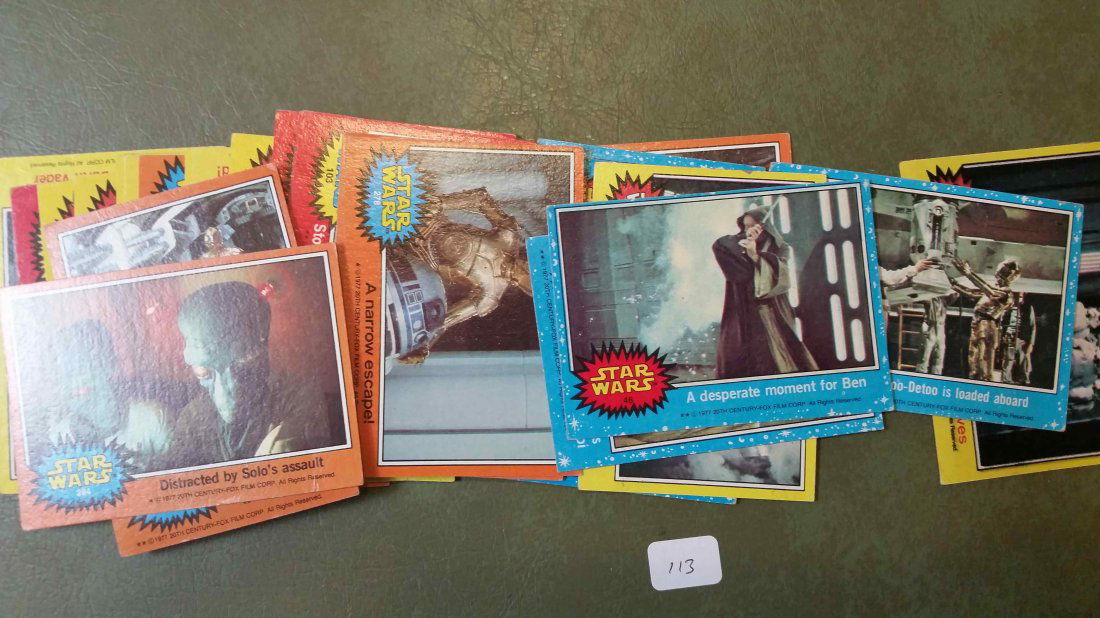 LOT OF 30 ORIGINAL STAR WARS CARDS (1 of 1)