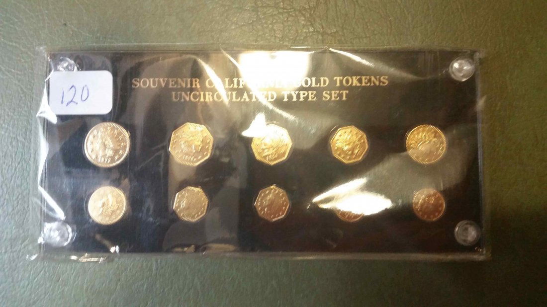 CALIFORNIA GOLD TOKENUNCIRCULATED TYPE SET (1 of 1)