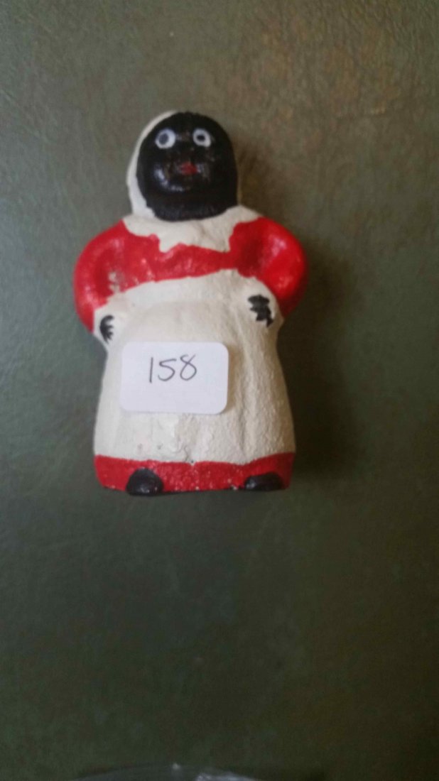 BLACK FOLK ART CAST DOLL (1 of 1)