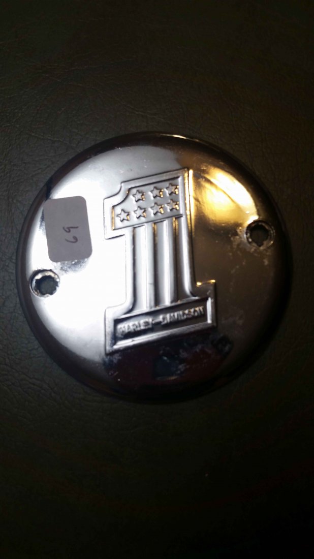 VINTAGE HARLEY DAVIDSON MOTORCYCLE EMBLEM (1 of 1)
