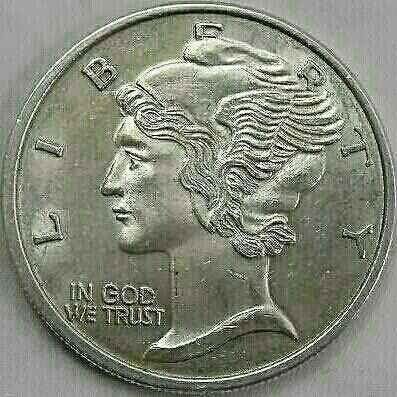 ONE OUNCE .999 FINE SILVER MERCURY DIME DESIGN (1 of 1)