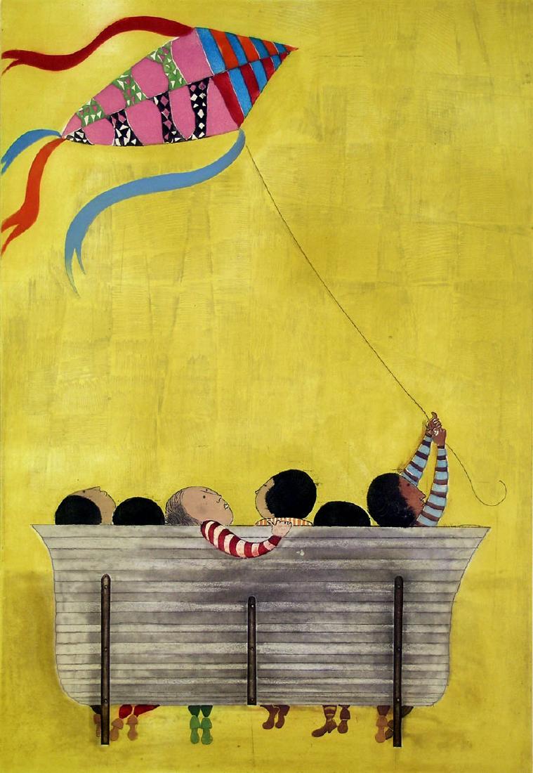 G. Rodo Boulanger, (Bolivian, b.1935),  aquatint (1 of 1)