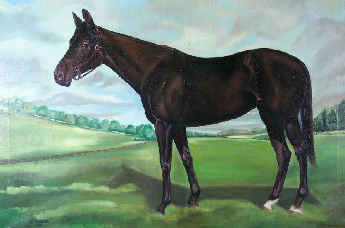 R. Messick, (20th C. School), oil on canvas, depicting (1 of 1)