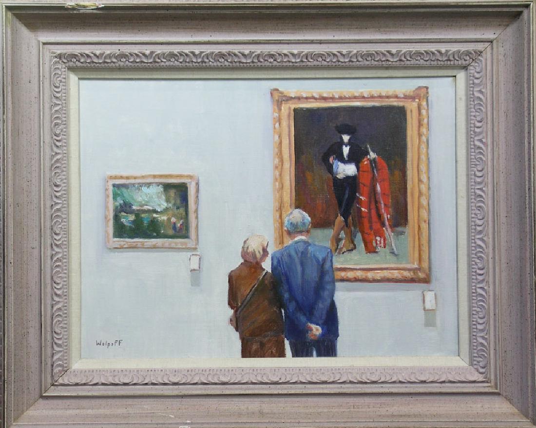 Harold Wolpoff, (American, b.1924), Oil on Canvas (1 of 1)