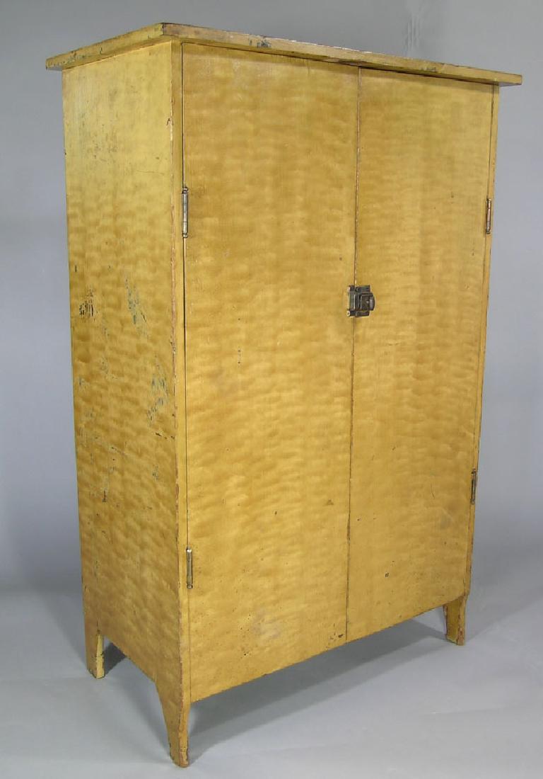 19th C. Grain Painted Two-Door Cupboard (1 of 4)