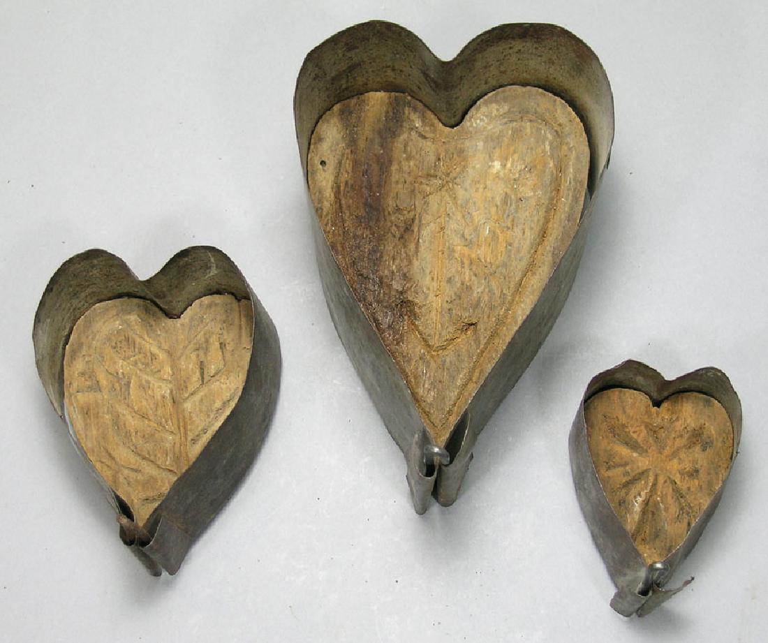 Three Antique Heart Shaped Maple Candy Molds Sep 22, 2018 Daniel