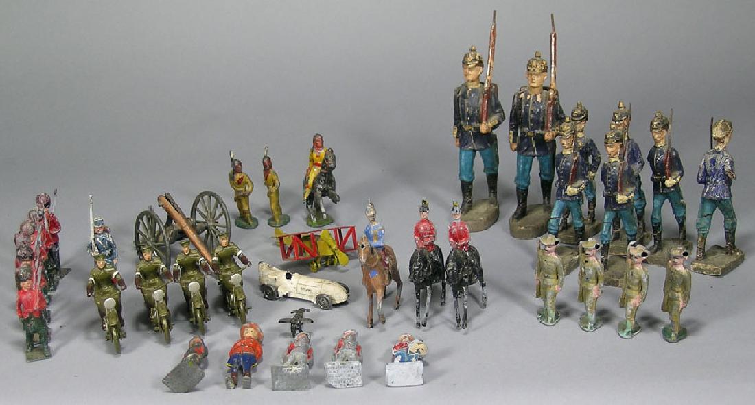 Thirty-Seven Cast Metal and Other Figures (1 of 1)