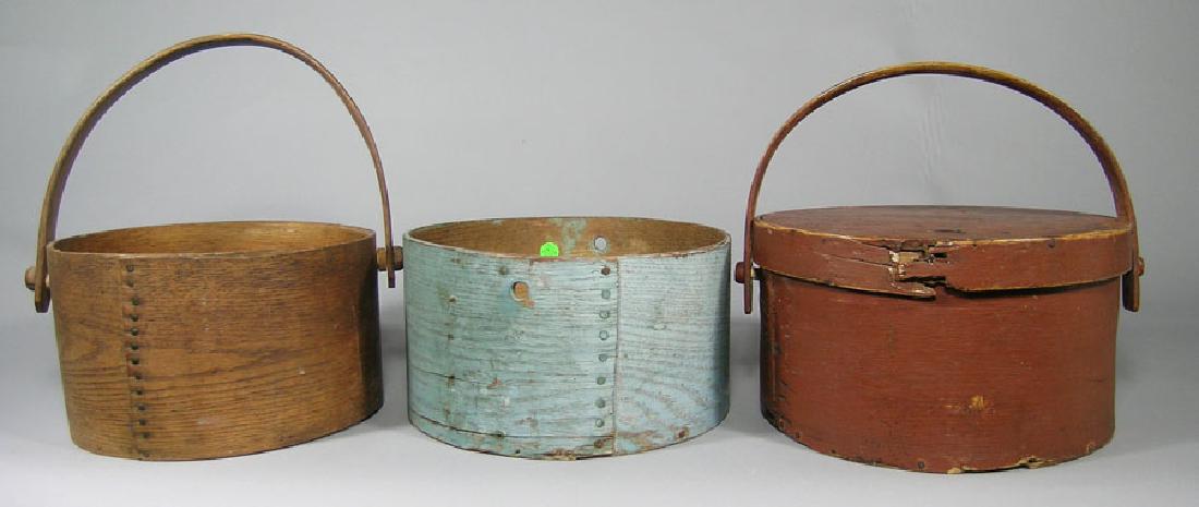 Three Antique Swing Handle Pantry Boxes (1 of 1)