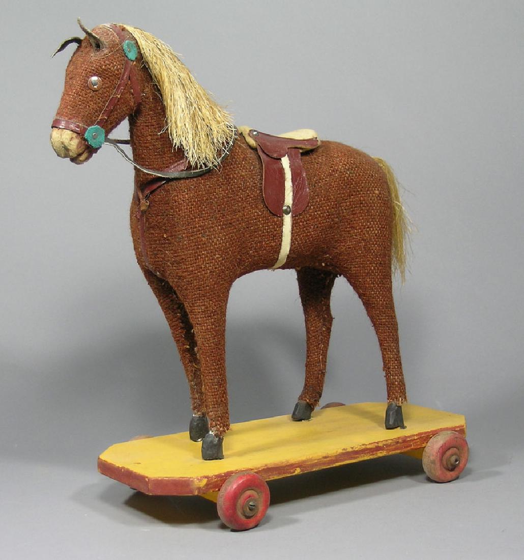 Vintage Horse Pull Toy (1 of 1)