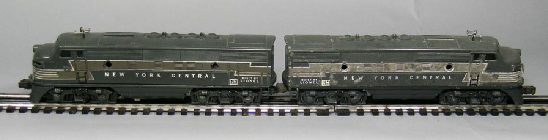Two Lionel NYC Diesel AA Powered Locomotives: circa 1950's