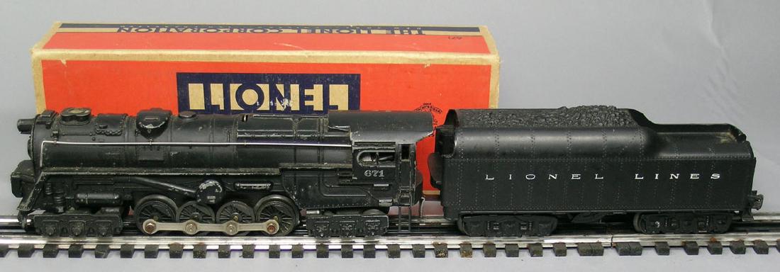Lionel Steam Engine 671 with box and 2671W Tender (1 of 1)