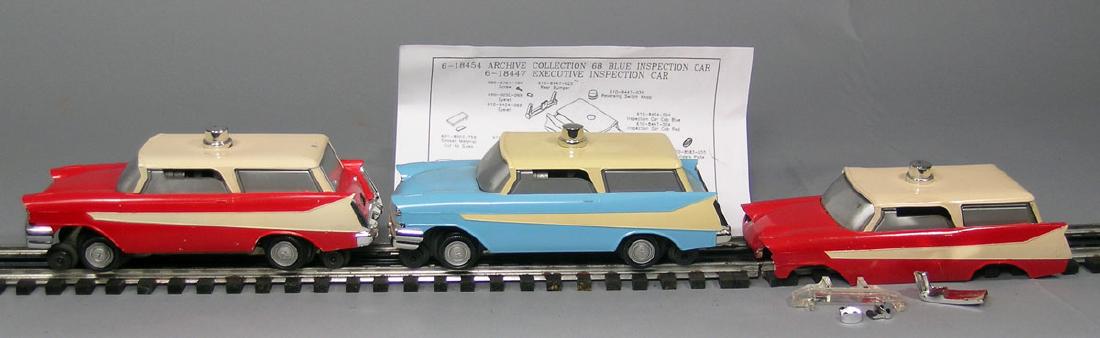 Three Lionel 68 Executive Inspection Cars, DeSoto's (1 of 1)