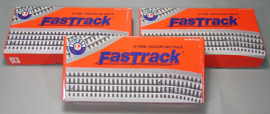 Three Boxes Lionel 12020 Fastrack Uncoupling Tracks (1 of 1)
