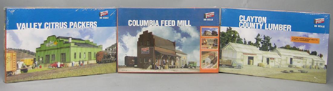 Three Walthers Cornerstone Series Building Kits (1 of 1)