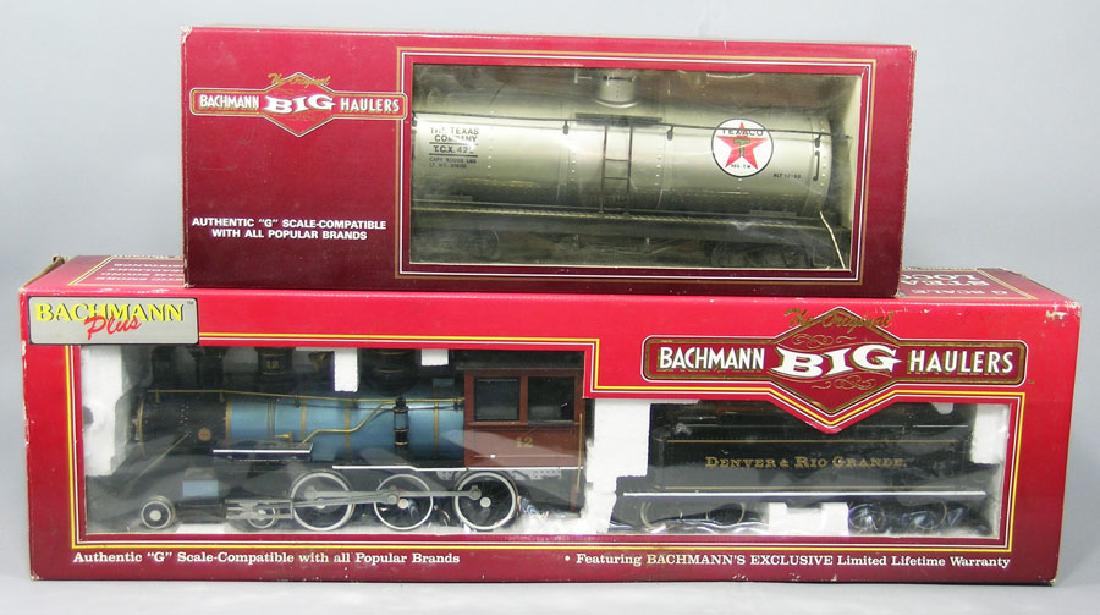 Bachman G Scale Big Haulers Locomotive, Tender and Tank: circa 2000, in two boxes