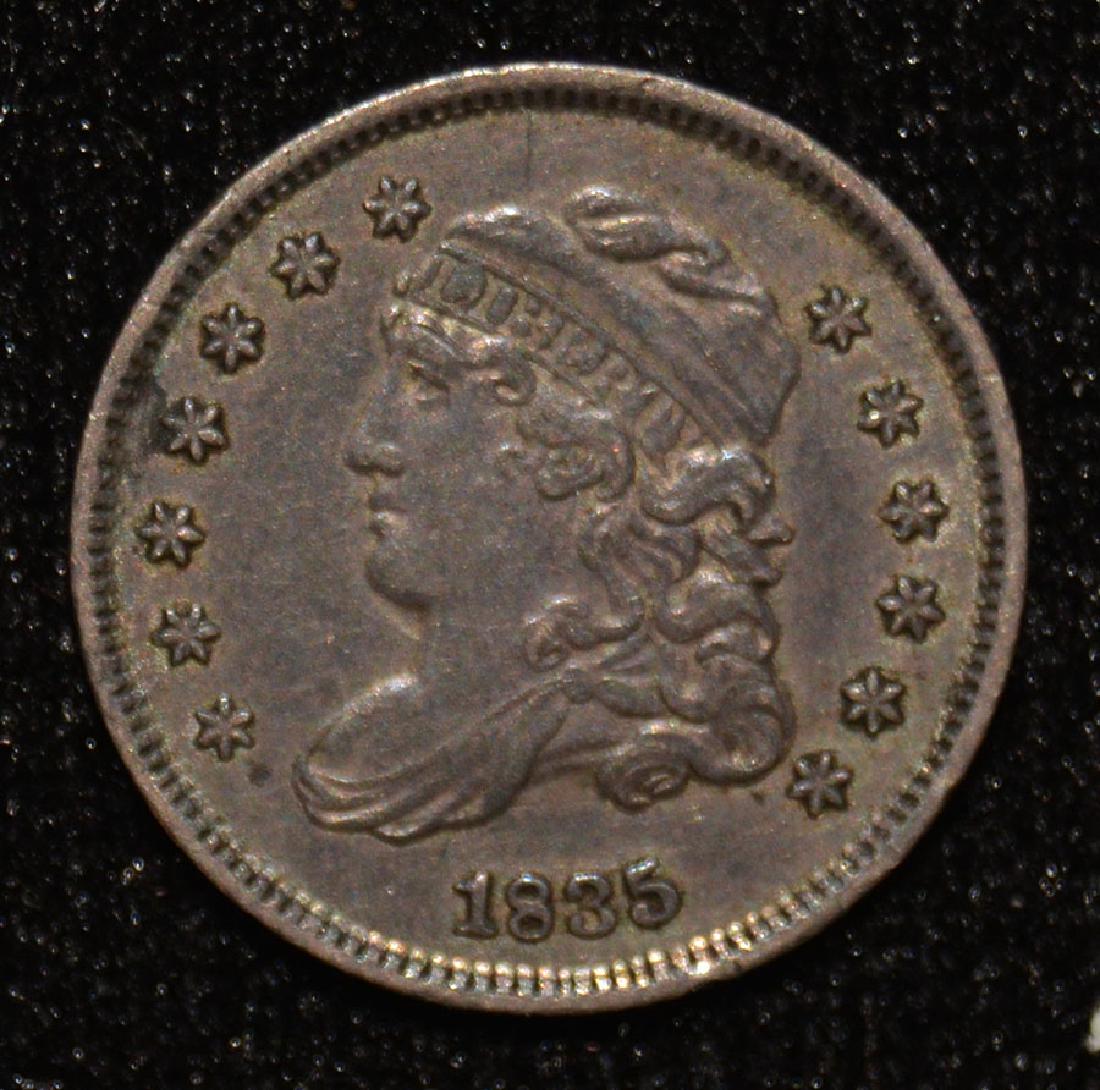 1835 Capped Bust Half Dime (1 of 2)